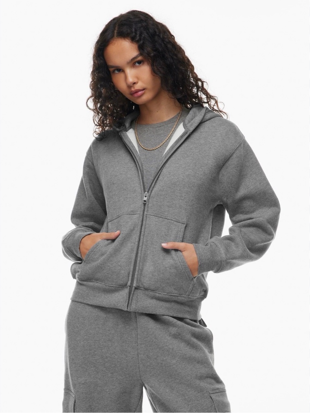 TNA Cozy Zip Up Hoodie